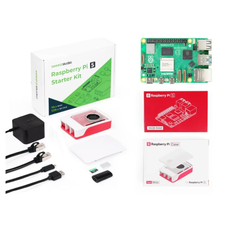 Raspberry Pi 5 8Gb - ชุดเริ่มต้น 5 ชุด – มาพร้อมหน่วยความจำ RAM