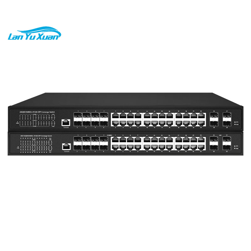 Sfp+ 10G Managed Switch 8 Port - สวิตช์แบบมีบริการจัดการ L3 16 พอร์ต กิกะบิต PoE