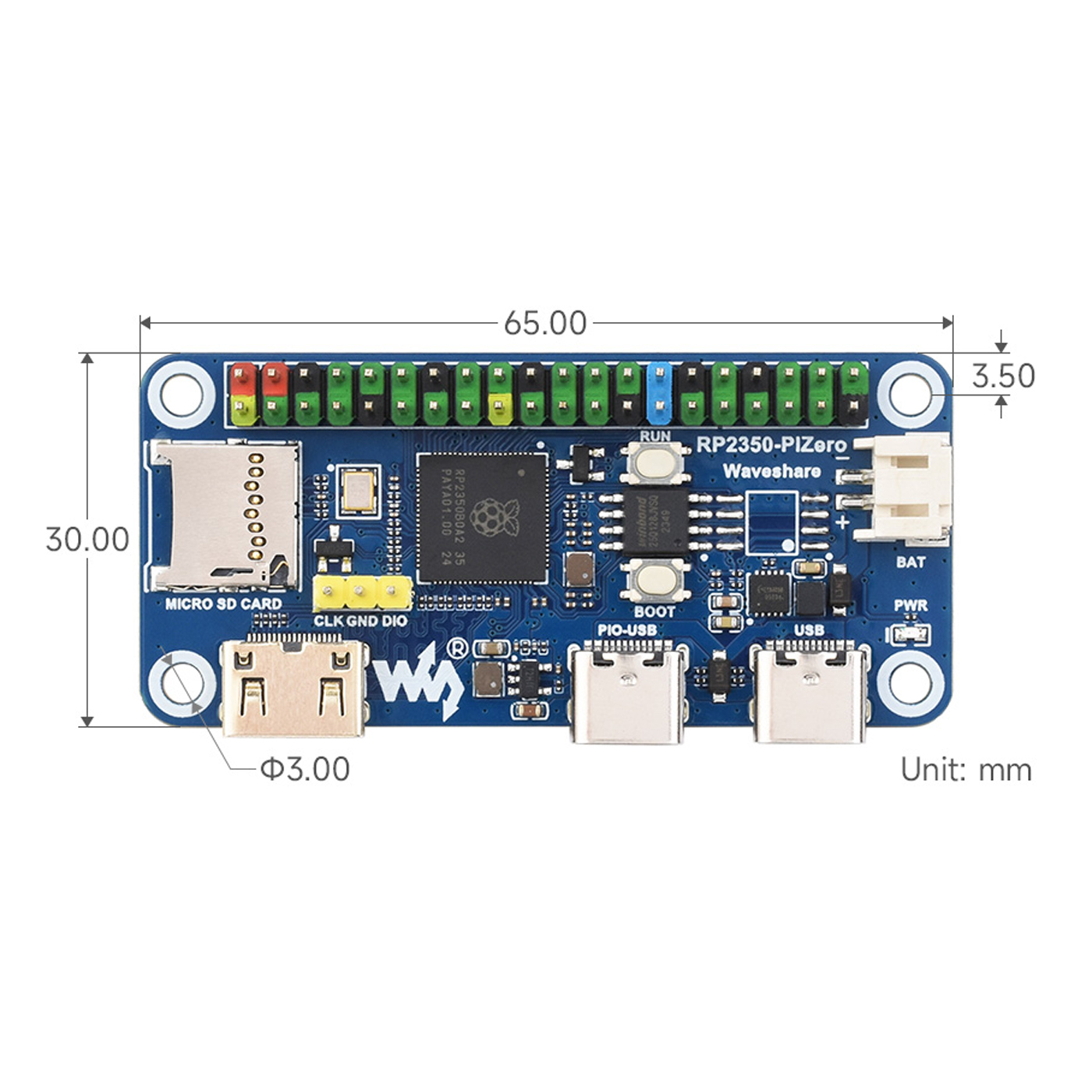 Waveshare RP2350-PiZero บอร์ดพ - Turing Pi 2 บทวิจารณ์และราคา